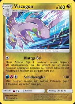Viscogon card in German