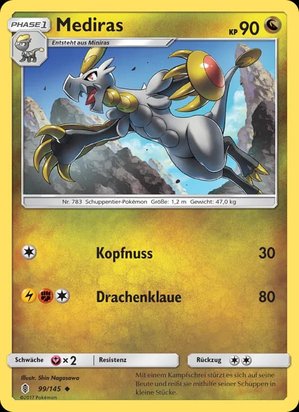 Mediras card in German
