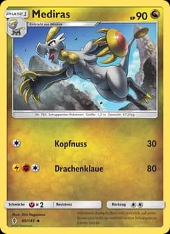 Mediras card in German