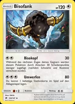 Bisofank card in German