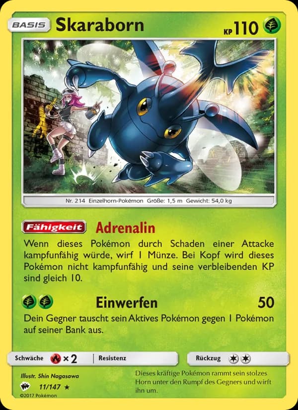 Skaraborn card in German