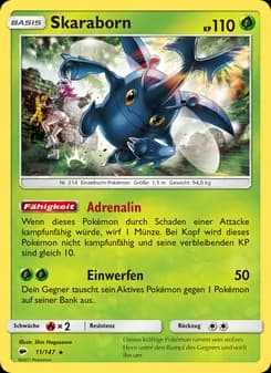 Skaraborn card in German