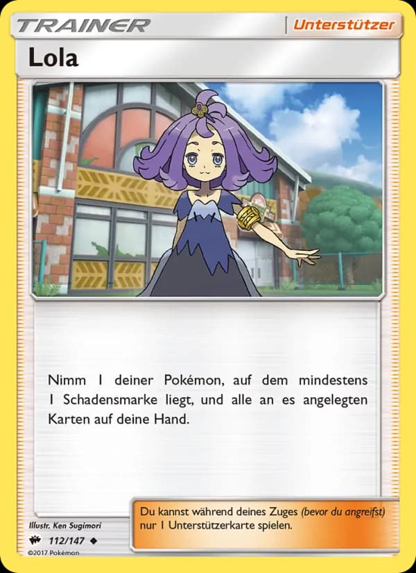 Lola card in German