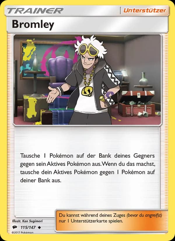 Bromley card in German