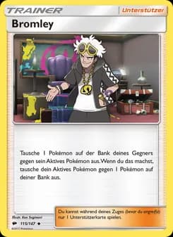 Bromley card in German