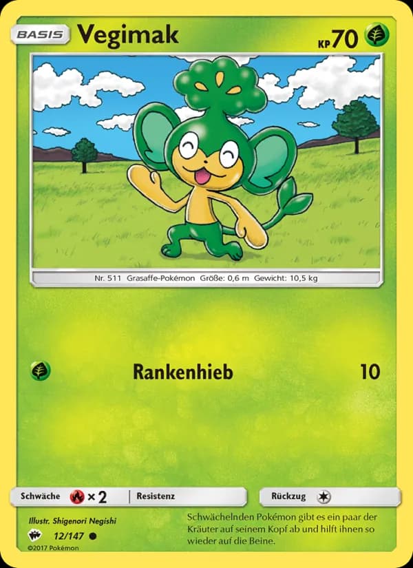 Vegimak card in German