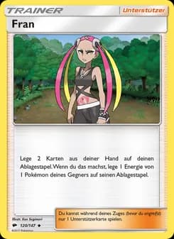 Fran card in German