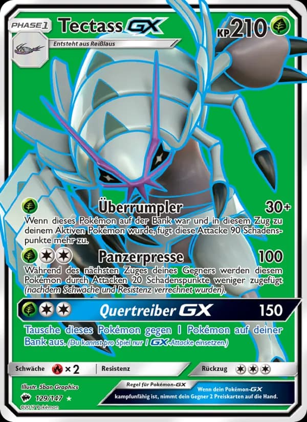 Tectass GX card in German