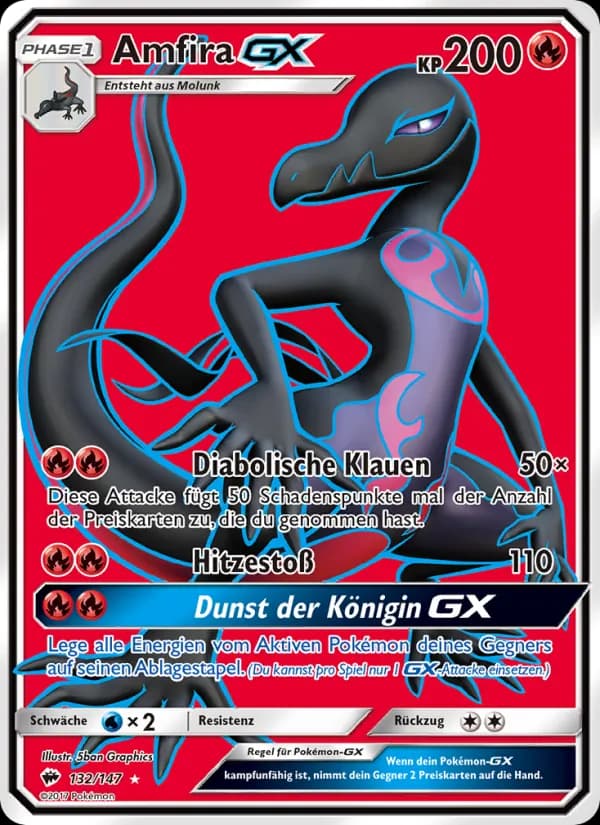 Amfira GX card in German
