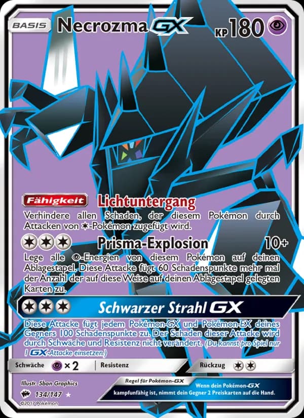 Necrozma GX card in German