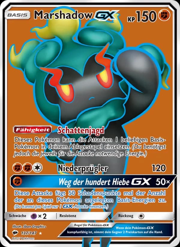 Marshadow GX card in German