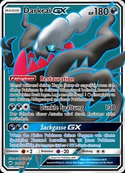 Darkrai GX card in German