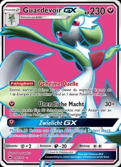 Guardevoir GX card in German