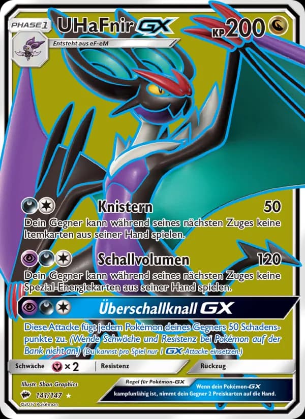 UHaFnir GX card in German