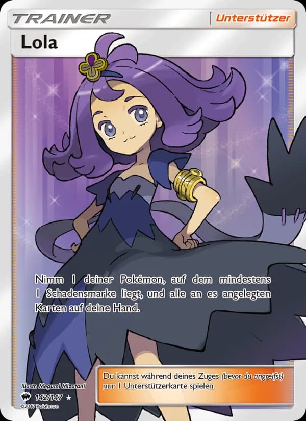Lola card in German