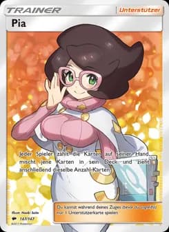 Pia card in German