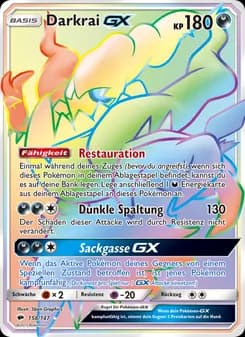 Darkrai GX card in German