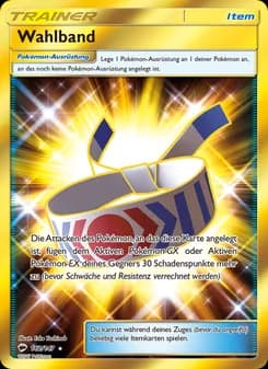 Wahlband card in German