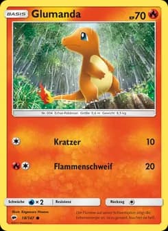 Glumanda card in German
