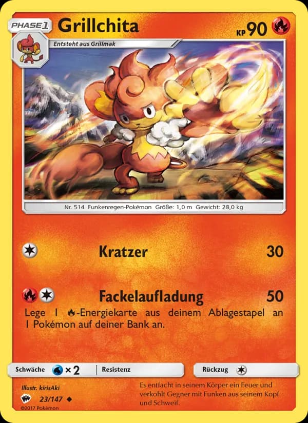Grillchita card in German