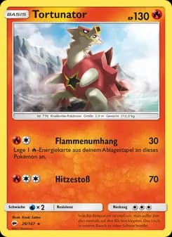 Tortunator card in German
