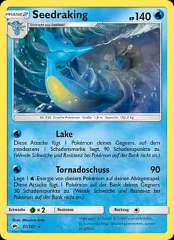 Seedraking card in German