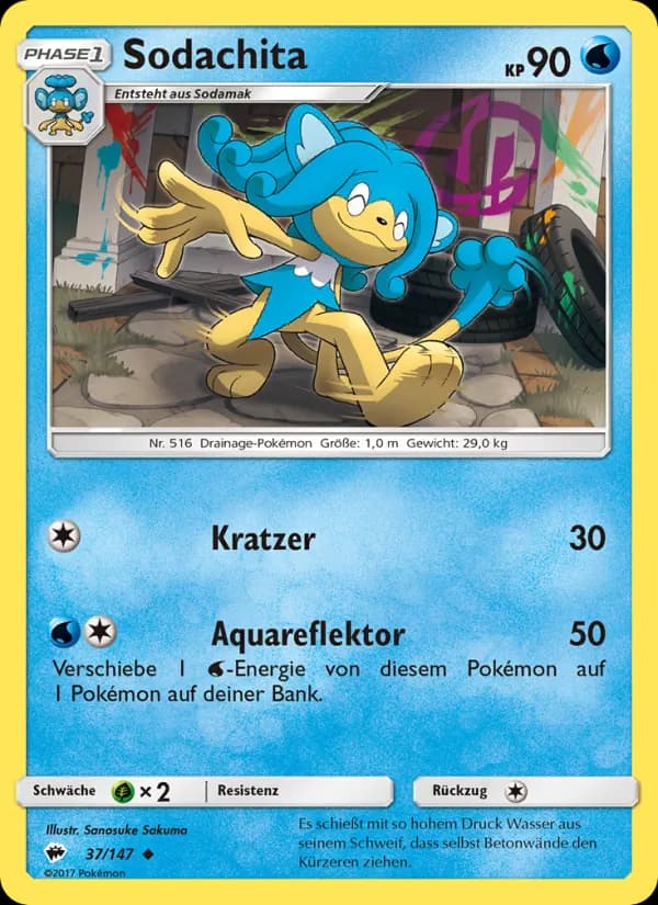 Sodachita card in German