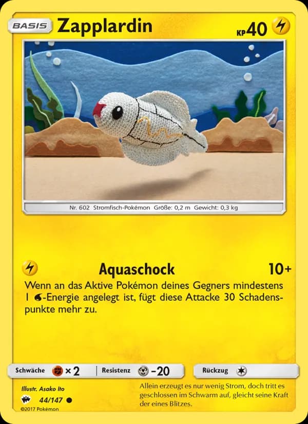 Zapplardin card in German