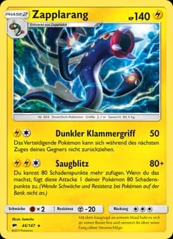 Zapplarang card in German