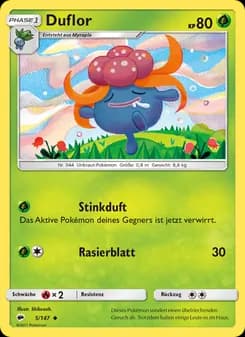 Duflor card in German