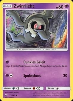 Zwirrlicht card in German