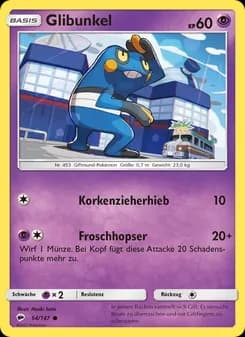 Glibunkel card in German