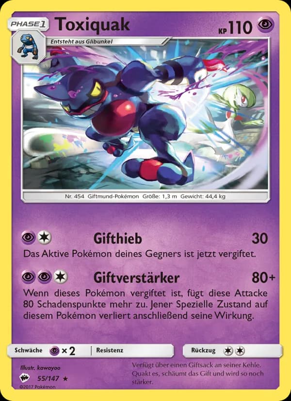 Toxiquak card in German