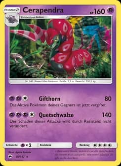 Cerapendra card in German