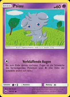 Psiau card in German