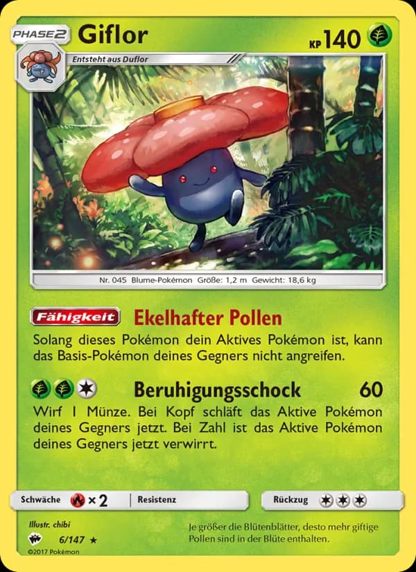 Giflor card in German