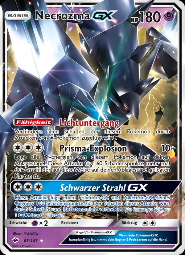 Necrozma GX card in German