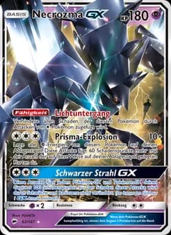 Necrozma GX card in German
