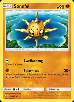 Sonnfel card in German