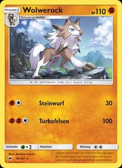 Wolwerock card in German