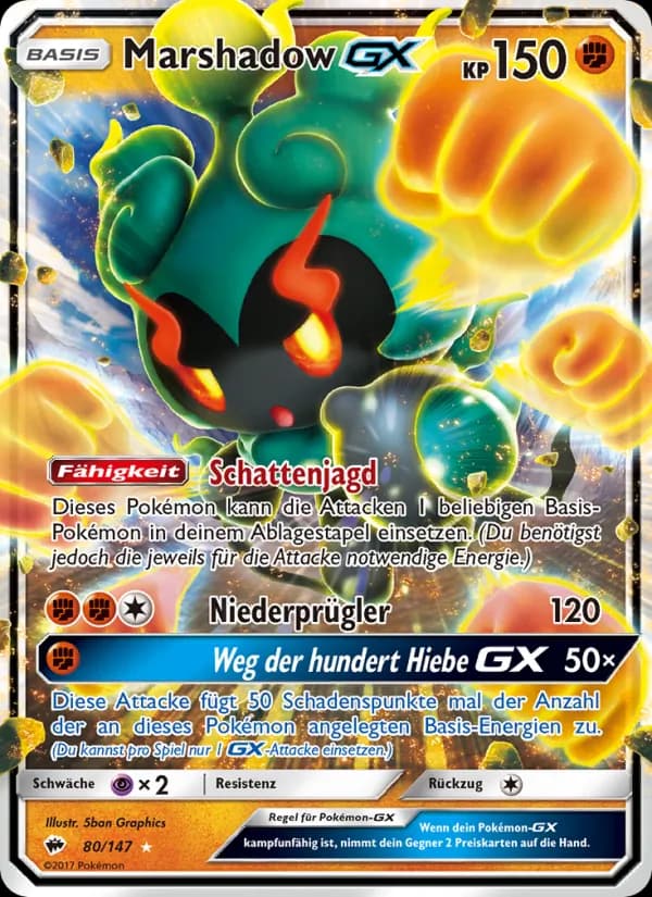 Marshadow GX card in German