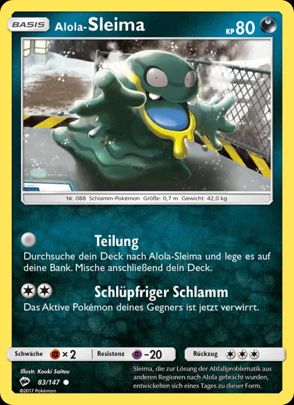 Alola-Sleima card in German