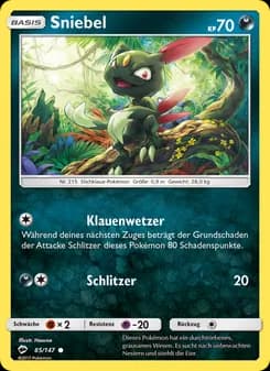 Sniebel card in German