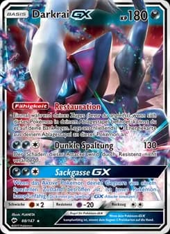 Darkrai GX card in German