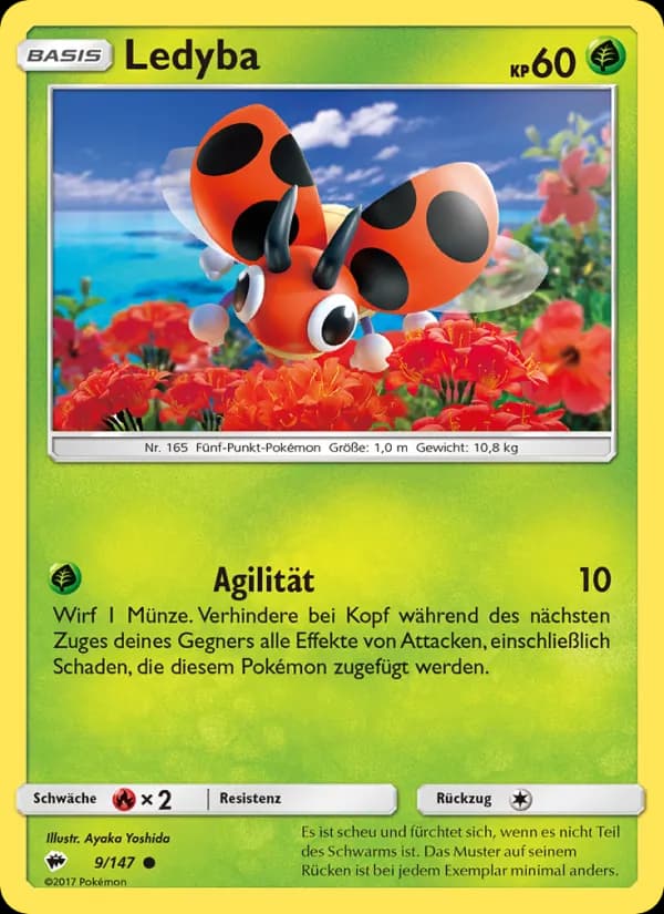 Ledyba card in German