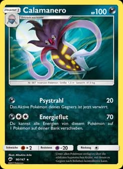 Calamanero card in German
