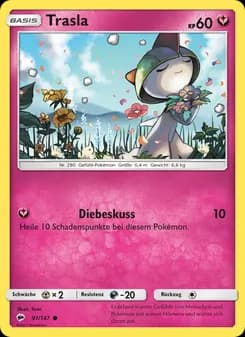 Trasla card in German