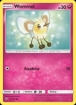 Wommel card in German