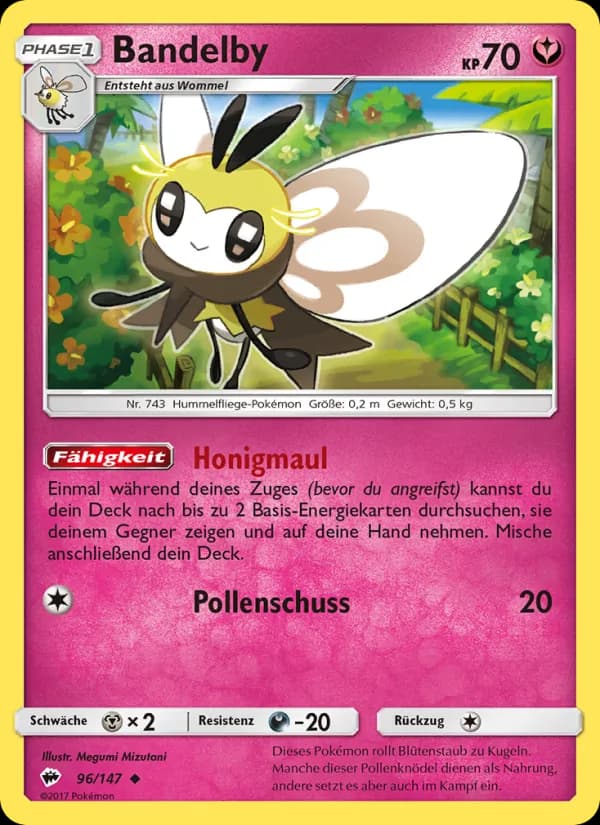 Bandelby card in German