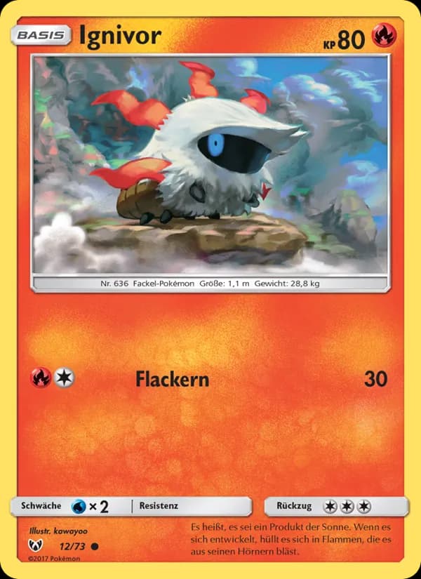 Ignivor card in German